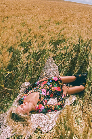 Valley of the Dolls Bias Mini Dress