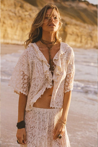 Lux Lisbon Lace Blouse