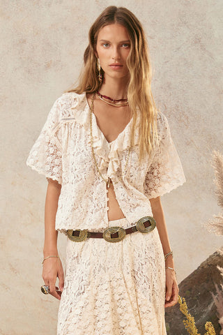 Lux Lisbon Lace Blouse