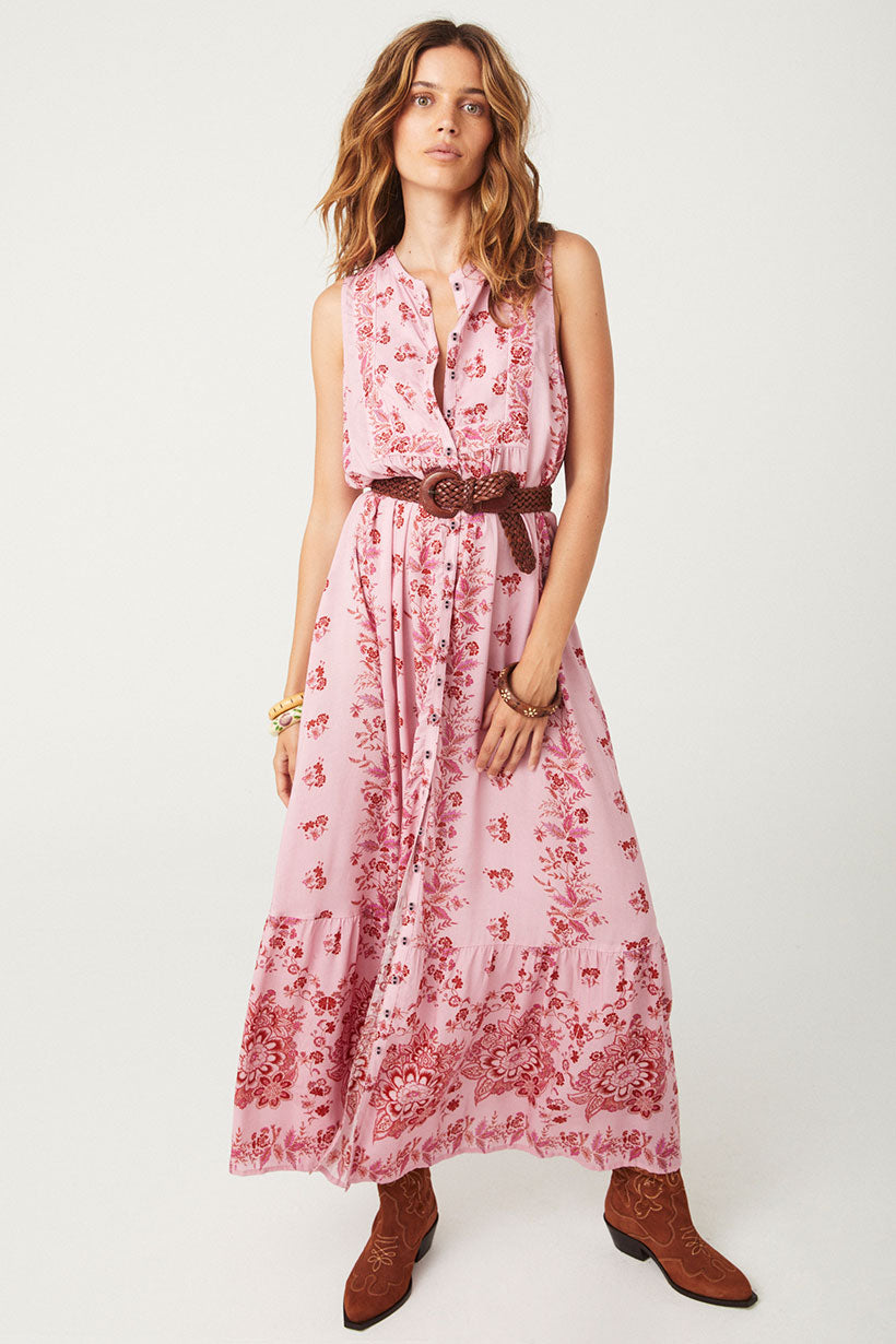 Rebel Spirit Button Through Maxi Dress