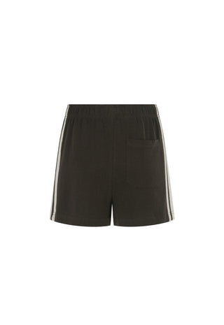 black-athletic-shorts-with-white-side-stripes-and-a-side-pocket-shown-against-a-plain-white-background