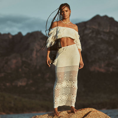 Let the Sunshine in Crochet Skirt